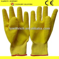 high quality domestic chemical nylon latex working glove