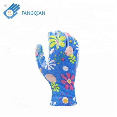 Pu coated Gloves Nylon Gloves Gardening Gloves Bulk