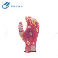 FQGLOVE Transparent Nitrile Women Garden Glove