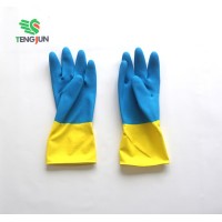 Examination Nitrile two color Industrial gloves high quality gloves for working