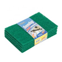 Nylon Abrasive Cleaning Scouring Pad Household Green Polyester Dish Kitchen Scouring Pad