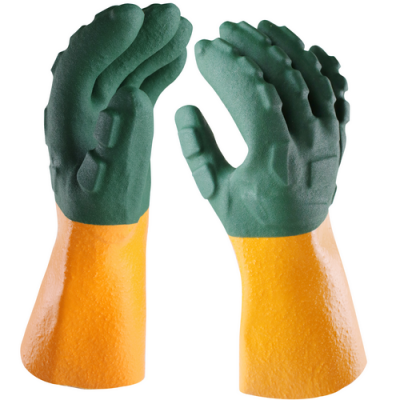 PVC ANTI-IMPACT GLOVE CHEMICAL GLOVE